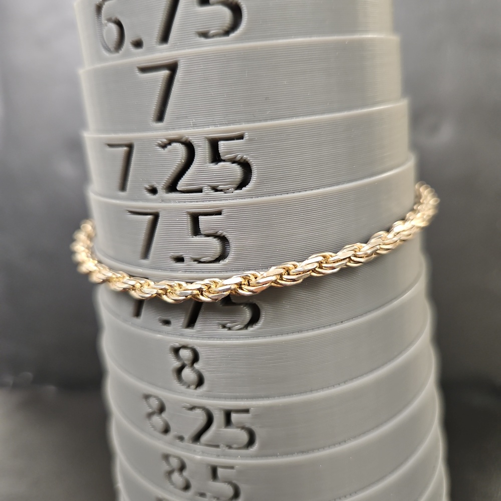 925 Rope Chain Bracelet - Picture 7 of 8